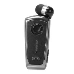 Wireless Bluetooth 5.1 LED Earbuds Retractable Cable Click Vibration Function