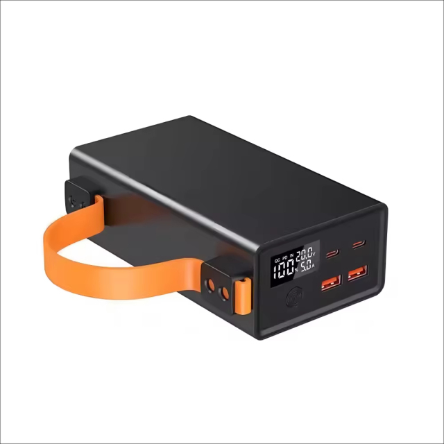 Aluminium Alloy Housing Portable  PD 100W 50000mah Laptop Power Bank with Emergency Flashlight