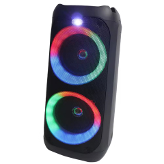 Double Horn Wireless Bluetooth Speakers 10w With RGB Light Strong Bass Sound