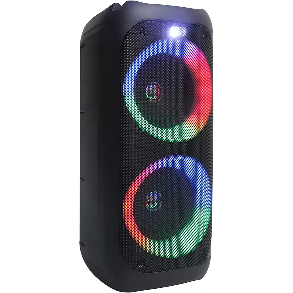 Double Horn Wireless Bluetooth Speakers 10w With RGB Light Strong Bass Sound