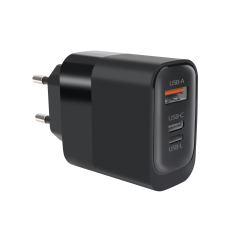 20W Type-C+USB Dual Port Wall Adapter US/EU/UK Plug（CE Certify）