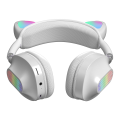 Foldable Cat Ear TWS Wireless Bluetooth Headsets LED Battery Indicator