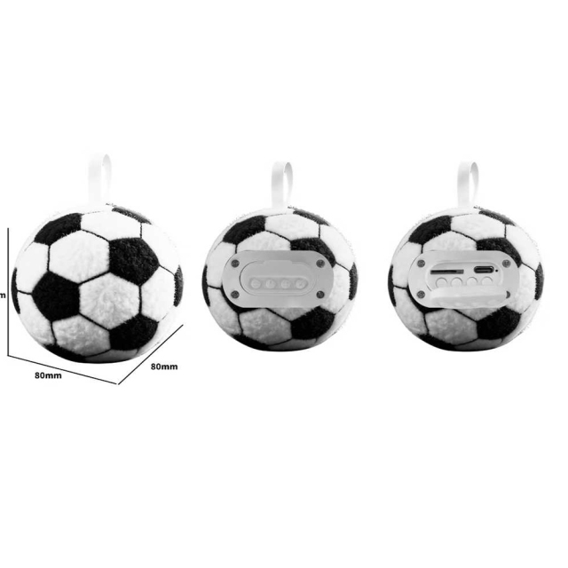 Circle Football Shape Portable Bluetooth Speakers Strong Bass Sound