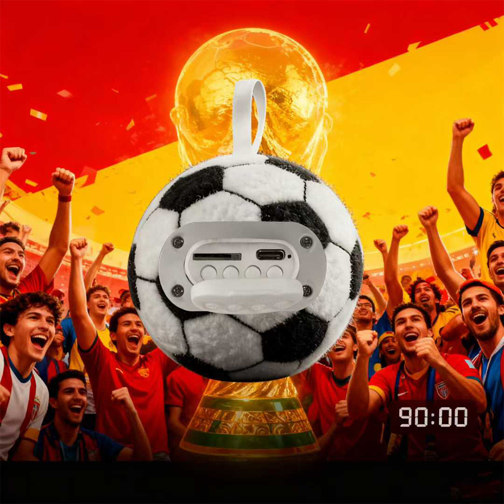 Circle Football Shape Portable Bluetooth Speakers Strong Bass Sound
