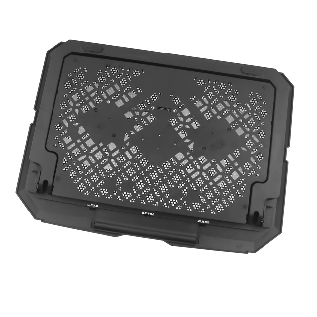 Mute Adjustable Foldable 2 Fans Laptop Cooling Pad