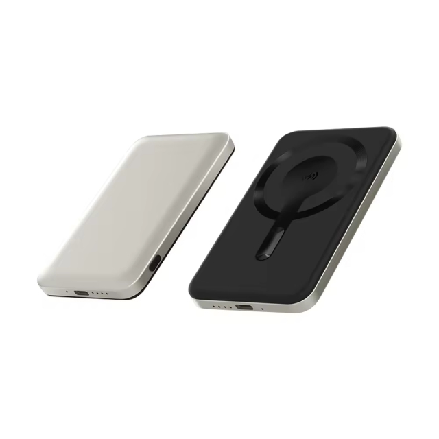 5000mAh 2 In 1 Magnetic Travel Portable Small Power Bank 15W