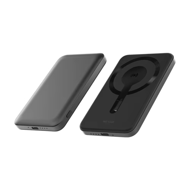 5000mAh 2 In 1 Magnetic Travel Portable Small Power Bank 15W