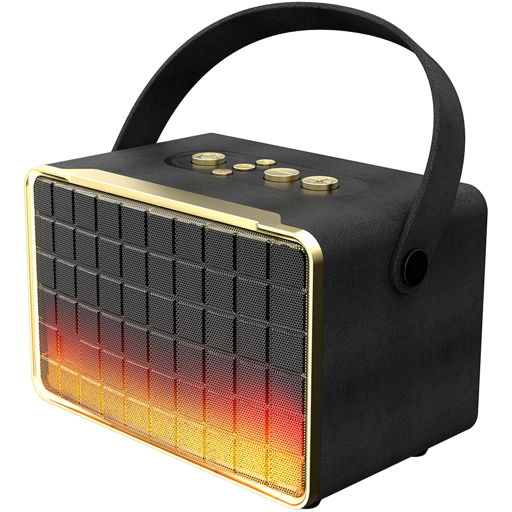Portable Bluetooth Speaker 6 Keys TWS Radio Model With RGB Light