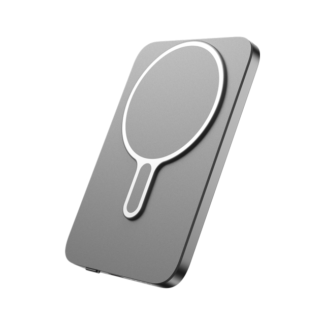 5000mAh Slim Aluminum Wireless Magnetic Power Bank