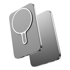 5000mAh Slim Aluminum Wireless Magnetic Power Bank