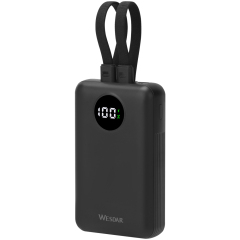 10000mAh 35w Portable Power Bank With Two Charging Cable