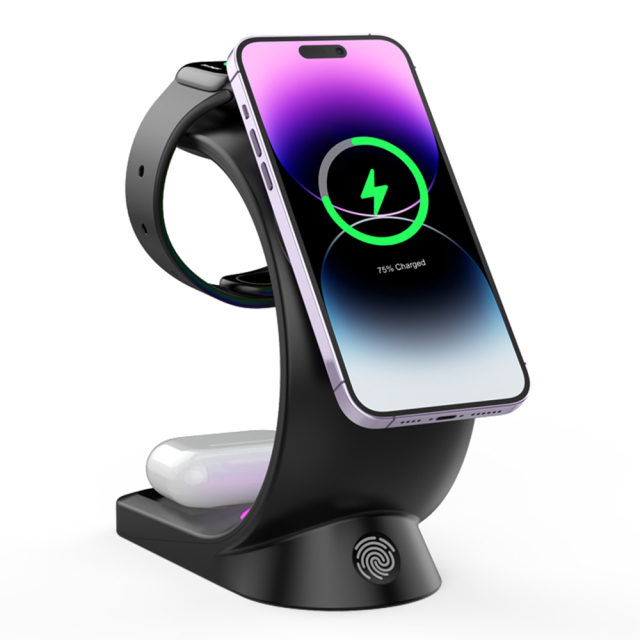 15w Wireless Phone Charger 3 in 1 QC 2.0 Version Certificate