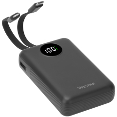 10000mAh 35w Portable Power Bank With Two Charging Cable