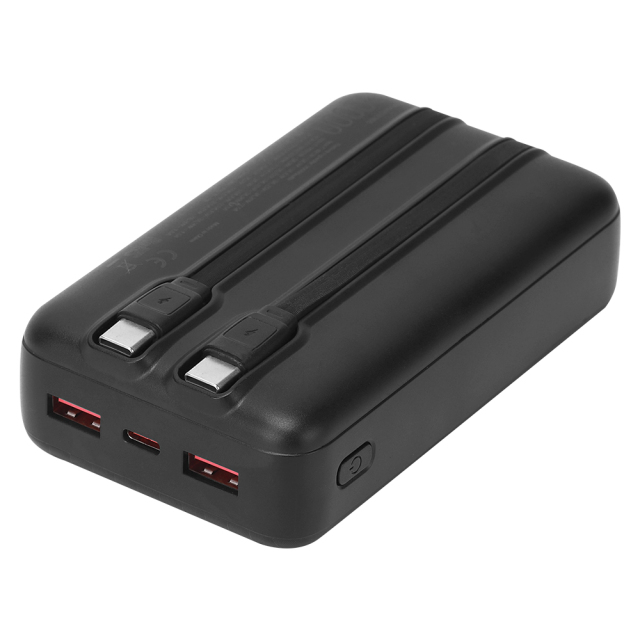 20000 Mah 65W Fast Charging Power Bank With Two Charging Cable