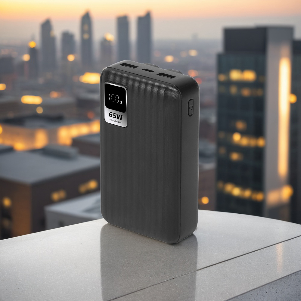 20000 Mah 65W Fast Charging Power Bank With Two Charging Cable