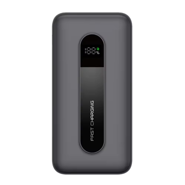 Power Bank 20000mah LED Screen with Retractable Type-C Charging Cable