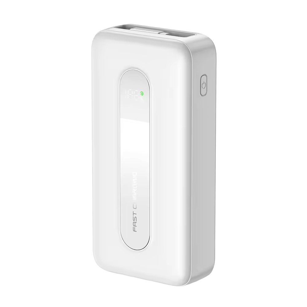Power Bank 20000mah LED Screen with Retractable Type-C Charging Cable