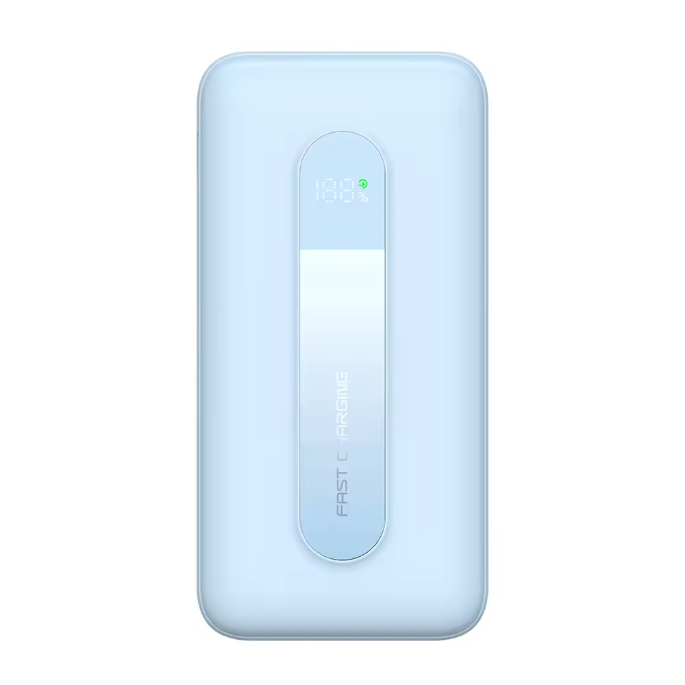 Power Bank 20000mah LED Screen with Retractable Type-C Charging Cable
