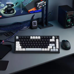 82 Keys Wired Wireless Mechanical Keyboard 2.4G With Three Mode