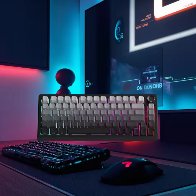 82 Keys Wired Wireless Mechanical Keyboard 2.4G With Three Mode