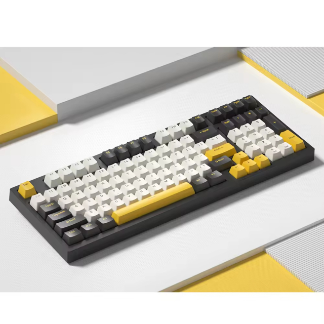 97 keys Wired Office Keyboard Multiple Color Button Long Lifetime