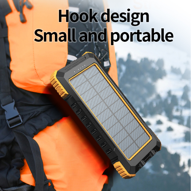 Solar Energy Outdoor 10000mah Portable Power Bank
