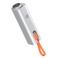 5000mAh Portable Mini Power Bank Small With Stylish Type-C Cable