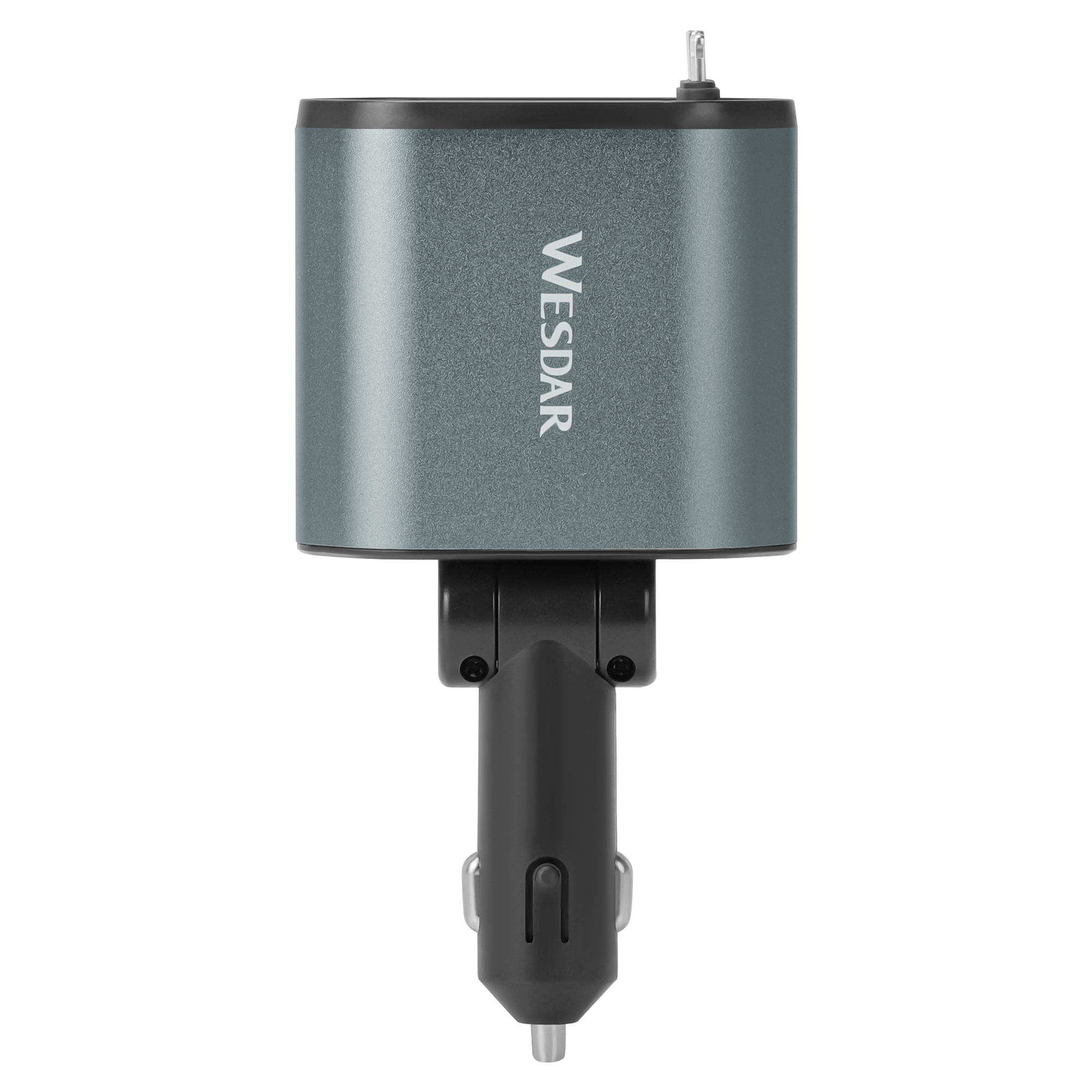 Wesdar Deep Air Grey Car Phone Charger 66w With Two Cable (CE Certificate)