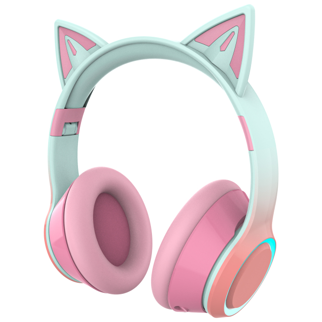 Wesdar Cat Ear Wireless Bluetooth Headsets For Kids Gamer (ENC)