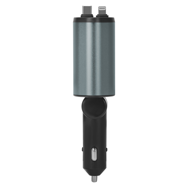 Wesdar Deep Air Grey Car Phone Charger 66w With Two Cable (CE Certificate)