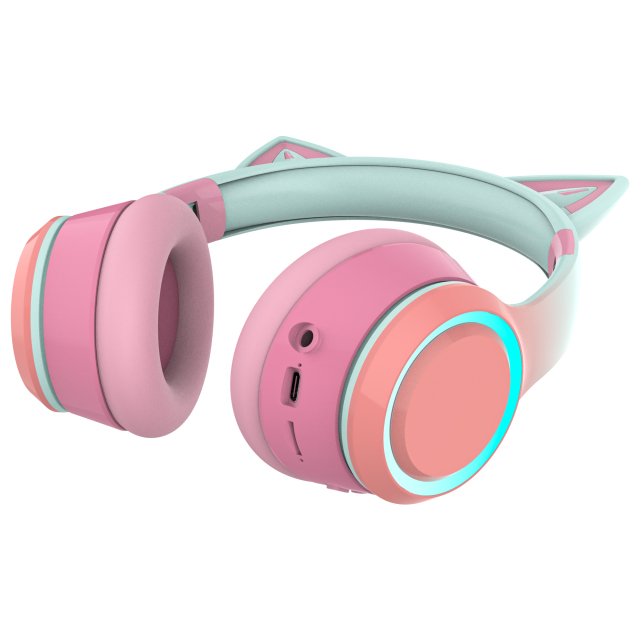 Wesdar Cat Ear Wireless Bluetooth Headsets For Kids Gamer (ENC)
