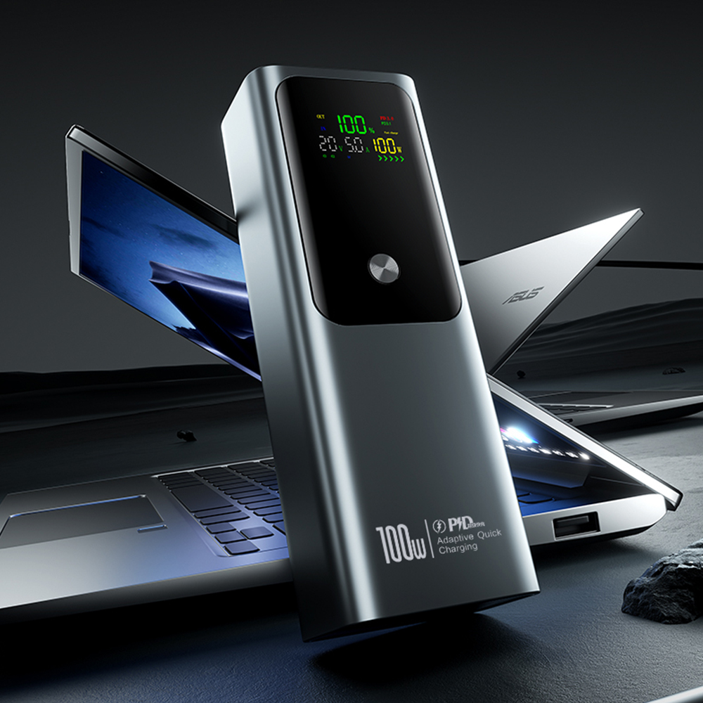 PD100W Power Bank 20000mAh - TFT Digital Display
