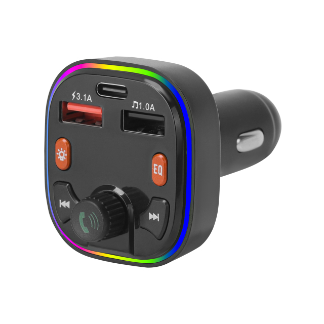 Bluetooth Wireless FM Transmitter Adapter Dual USB Car Charger
