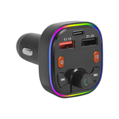 Bluetooth Wireless FM Transmitter Adapter Dual USB Car Charger