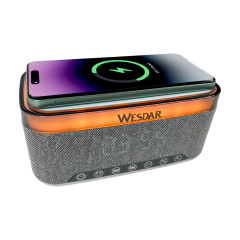 Portable Bluetooth Speaker RGB Light With 1200mAh Wireless Power Bank