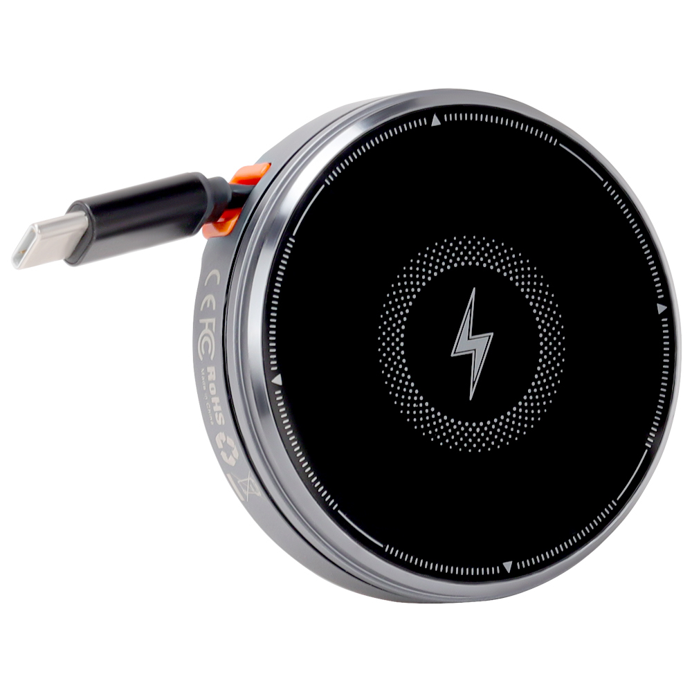 Alloy Aluminum ABS Magnetic Wireless Desktop Phone Charger Stand