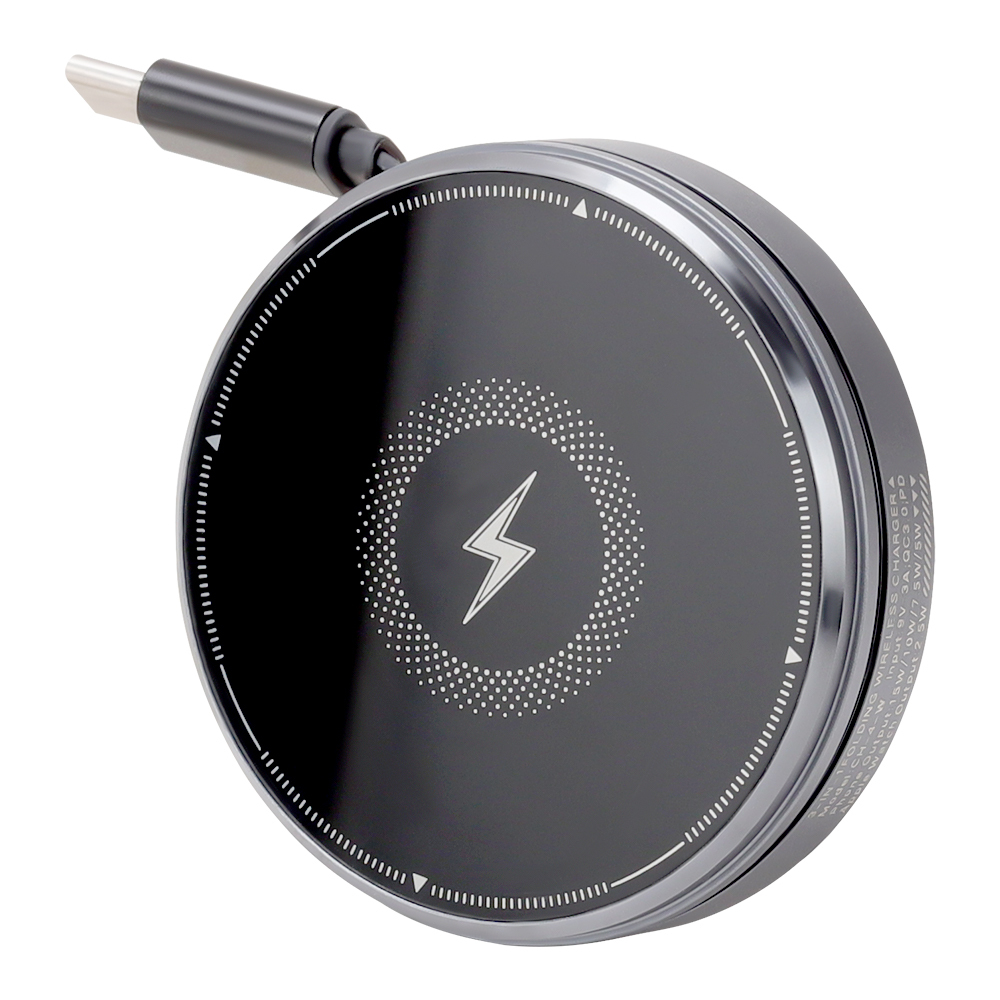 Alloy Aluminum ABS Magnetic Wireless Desktop Phone Charger Stand