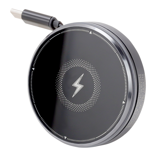 Alloy Aluminum ABS Magnetic Wireless Desktop Phone Charger Stand