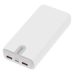 20000mah 3 in 1 Charging Port Portable Type-C Power Bank