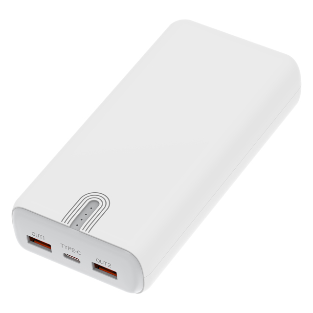 20000mah 3 in 1 Charging Port Portable Type-C Power Bank