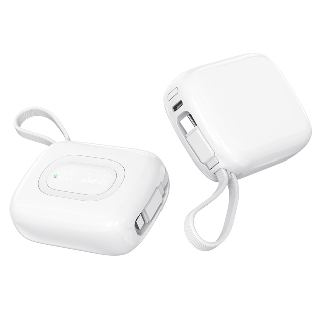 10000mAh Smart Portable Power Bank with Fast Charging Cable