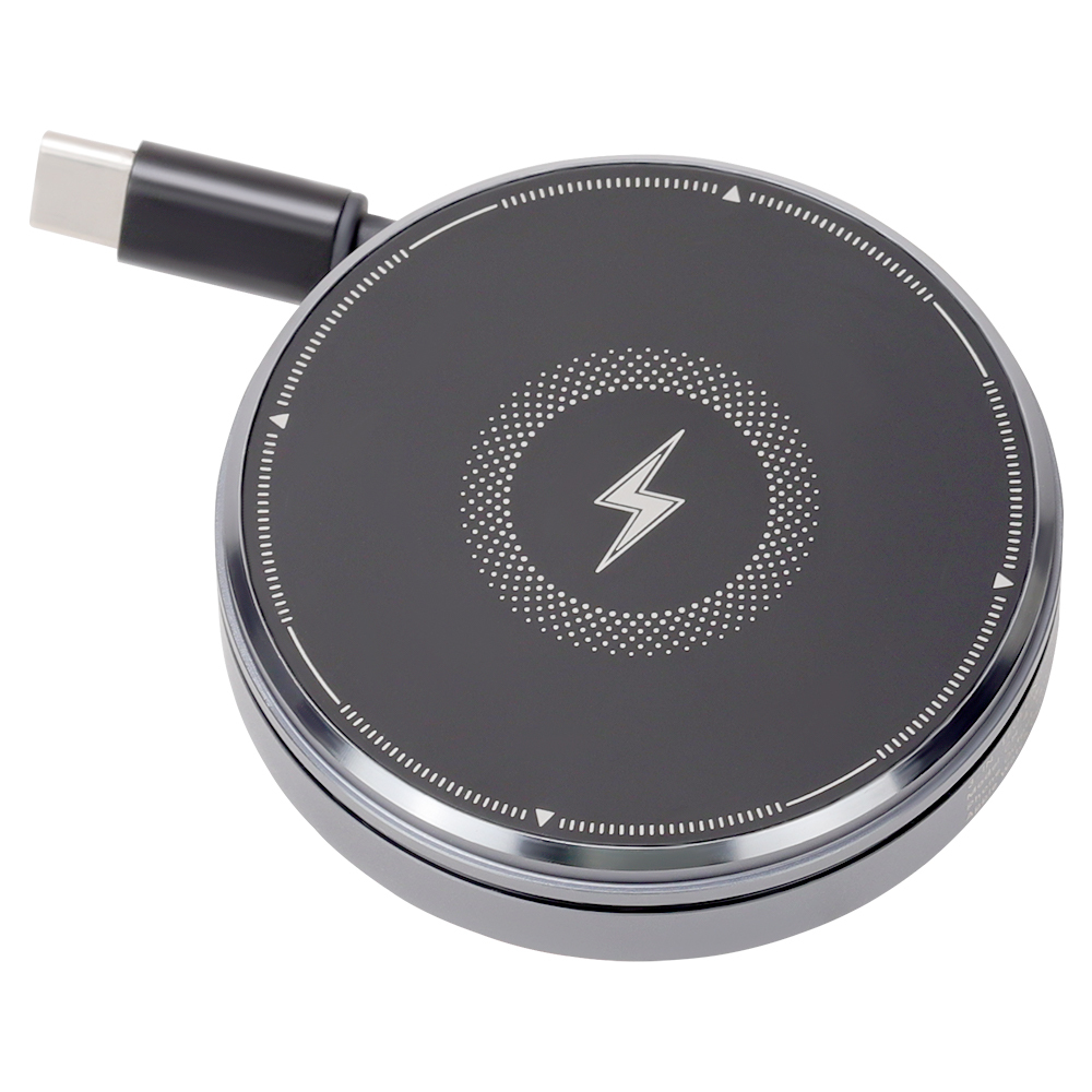 Alloy Aluminum ABS Magnetic Wireless Desktop Phone Charger Stand