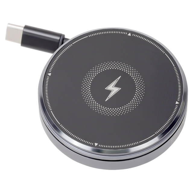 Alloy Aluminum ABS Magnetic Wireless Desktop Phone Charger Stand