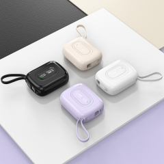 10000mAh Smart Portable Power Bank with Fast Charging Cable