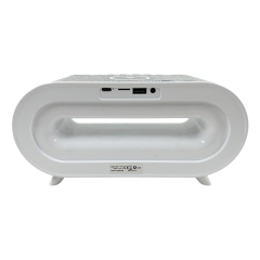 Wireless Charging Speaker with RGB Light 1200mAh Phone Charger