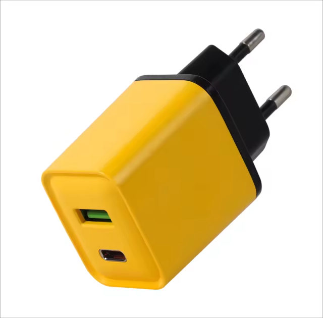 20W Type-C+USB Dual Port Wall Adapter US/EU/UK Plug
