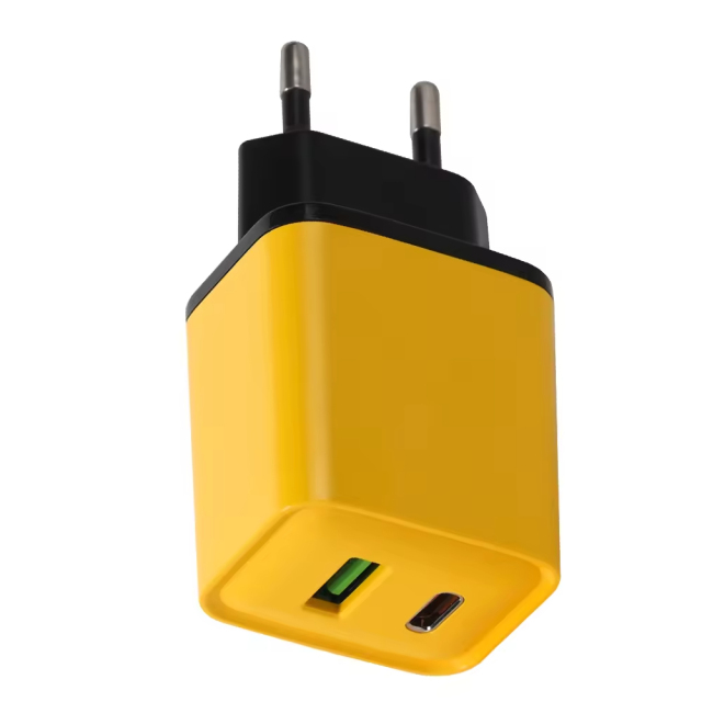 20W Type-C+USB Dual Port Wall Adapter US/EU/UK Plug