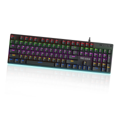 Office Wired Keyboard and Mouse Kits With RBB Light