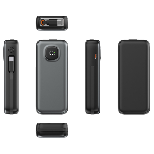 WESDAR Li-Polymer Battery Digital Screen Mobile Phone Power Bank 10000mAh