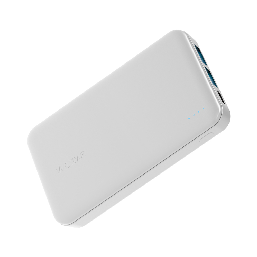 WESDAR 10000mAh Capacity Power Bank with 2 USB Connectors